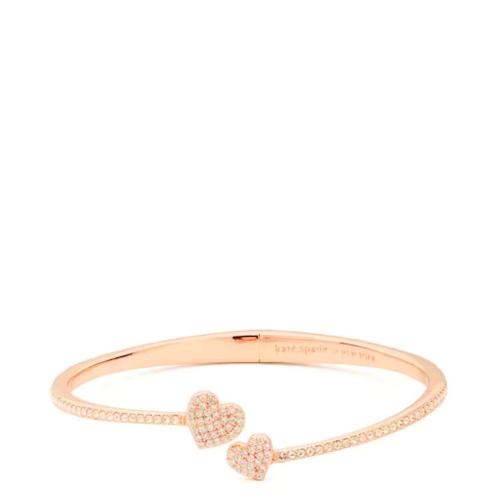 NWT Kate Spade Yours Truly Pave Open Hinge Cuff